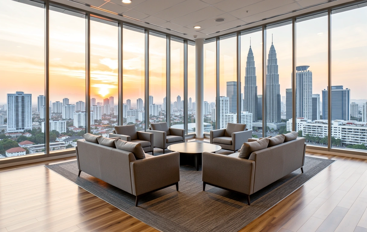 Office landscape in Kuala Lumpur